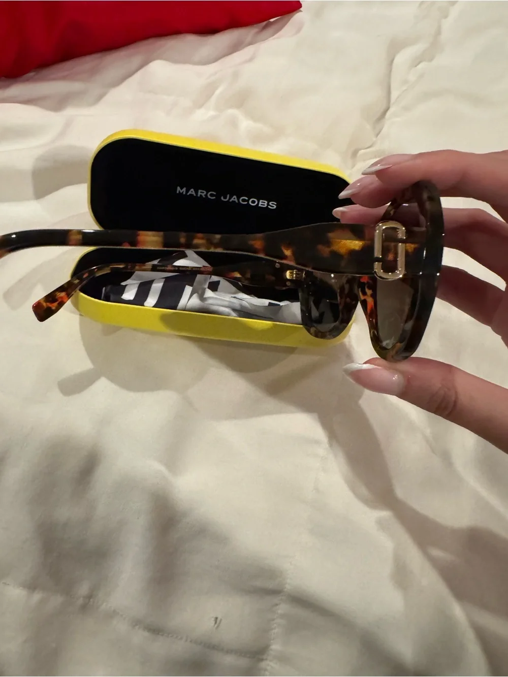 Marc Jacobs Women's Oversized Tortoiseshell Sunglasses
